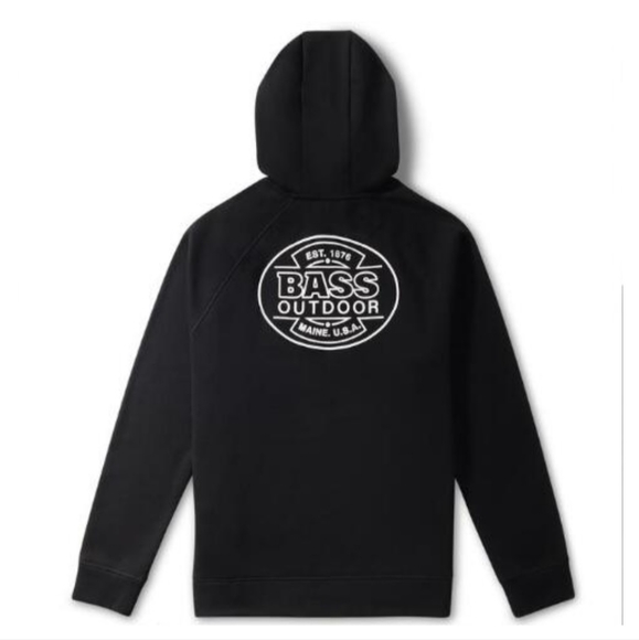 Men's Bass Sweatshirt, black, size medium, new with tags - Picture 2 of 2